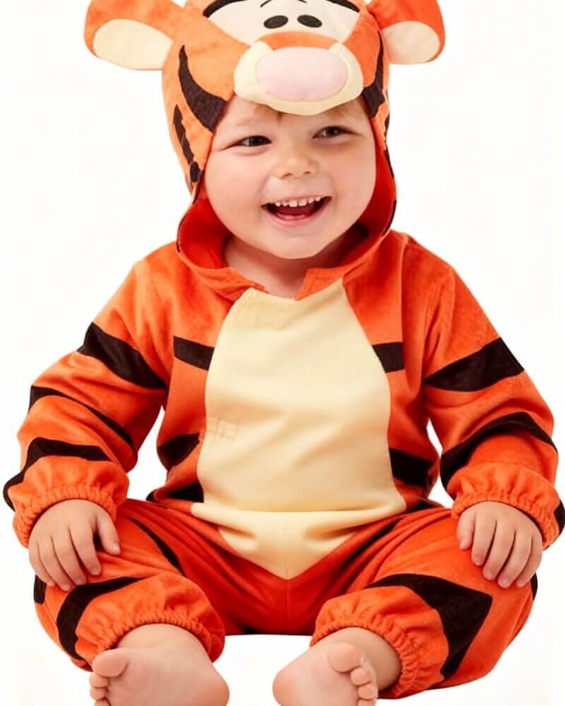 Tigger Furry Jumpsuit Official Licensed Disney Baby Toddler Winnie The Pooh image Pippit 202512241258 1