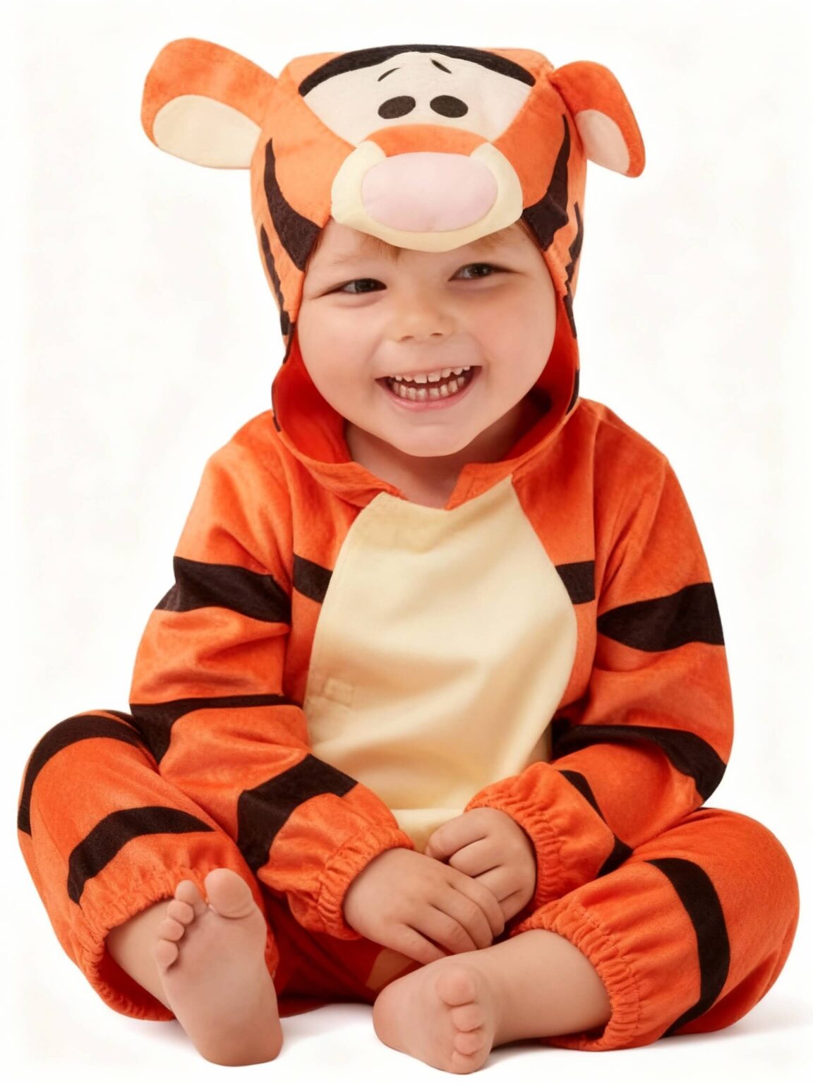 Alternative view of Tigger Furry Jumpsuit Official Licensed Disney Baby Toddler Winnie The Pooh