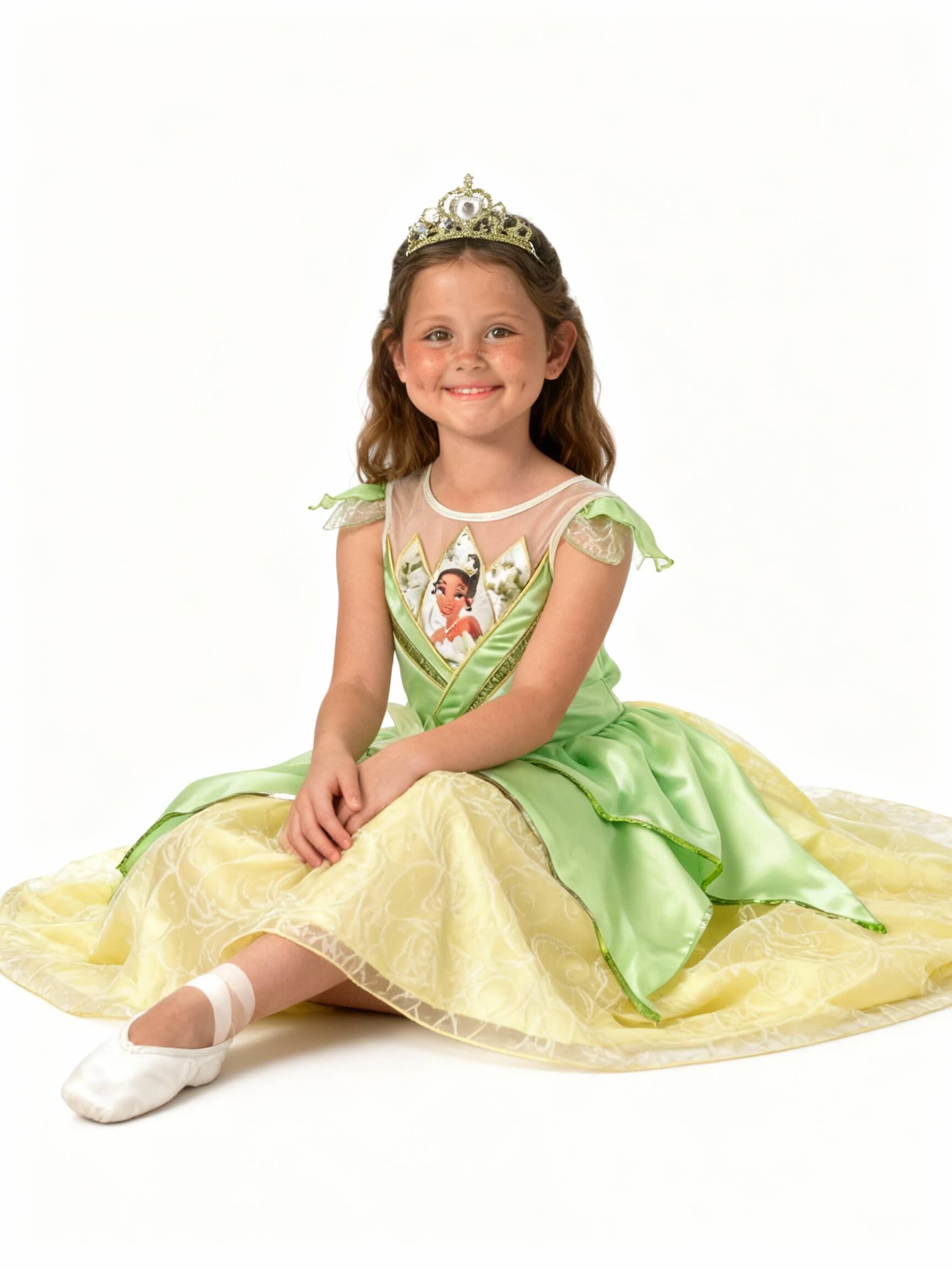 Shimmer Tiana Costume Dress for Girls Shimmer Tiana Costume Dress for Girls - Image 3