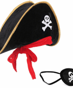 Alternative view of Pirate Hat and Eye Patch Bundle Set pirate costumes