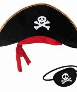 Pirate Hat and Eye Patch Bundle Set pirate costumes