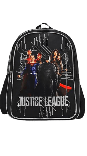 Justice League Printed Backpack 46 H x 32 L x 18 W cm, Black Combo Justice League Printed Backpack 46 H x 32 L x 18 W cm, Black Combo - Image 2