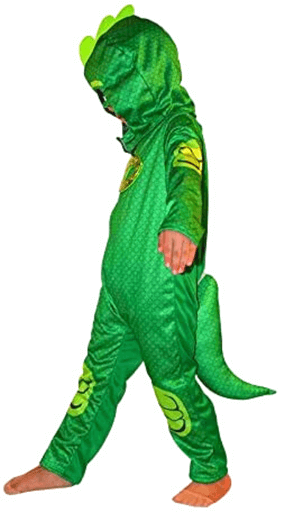 Alternative view of PJ Mask Birthdays Cosplay Costume Kids-Green pj mask costume