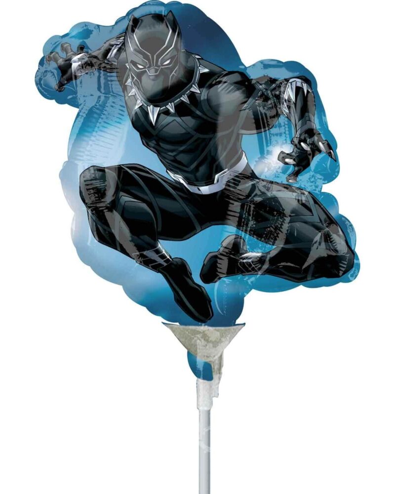 A30 Black Panther Mini Shape Foil Balloon
