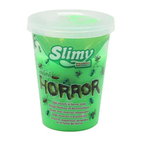 Slimy - Mini Horror 80G Slimy Mini Horror 80 grams Gooey Non-Toxic Slime Toy in Blister Card, Assorted