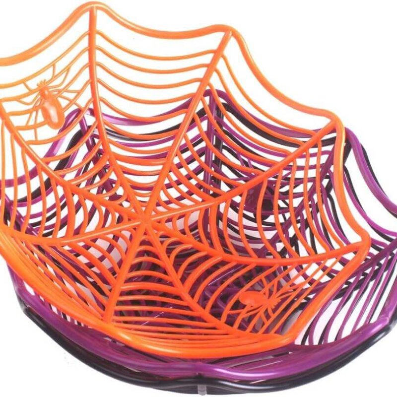 Alternative view of Purple Spider Web Candy Basket