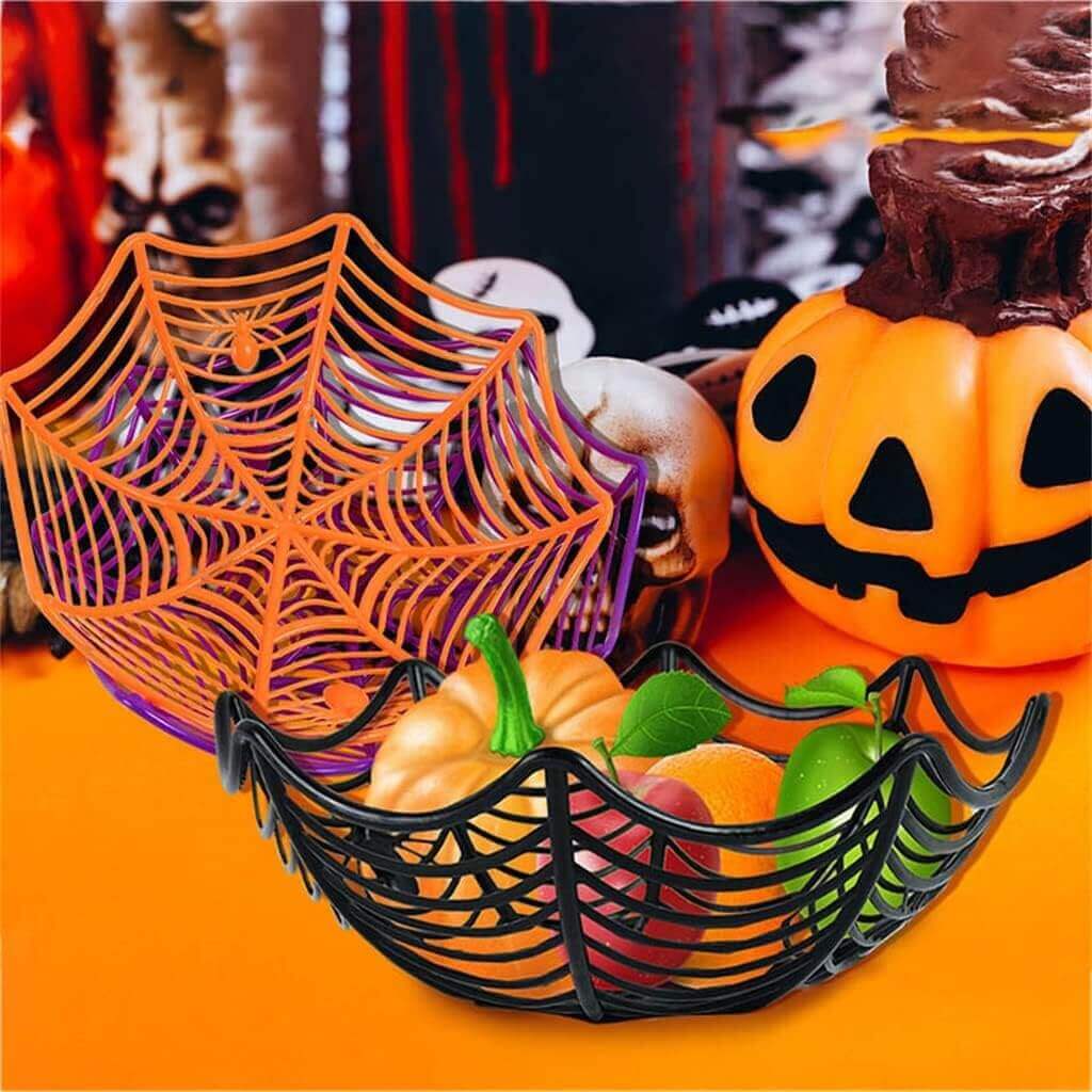 Purple Spider Web Candy Basket Purple Spider Web Candy Basket - Image 7