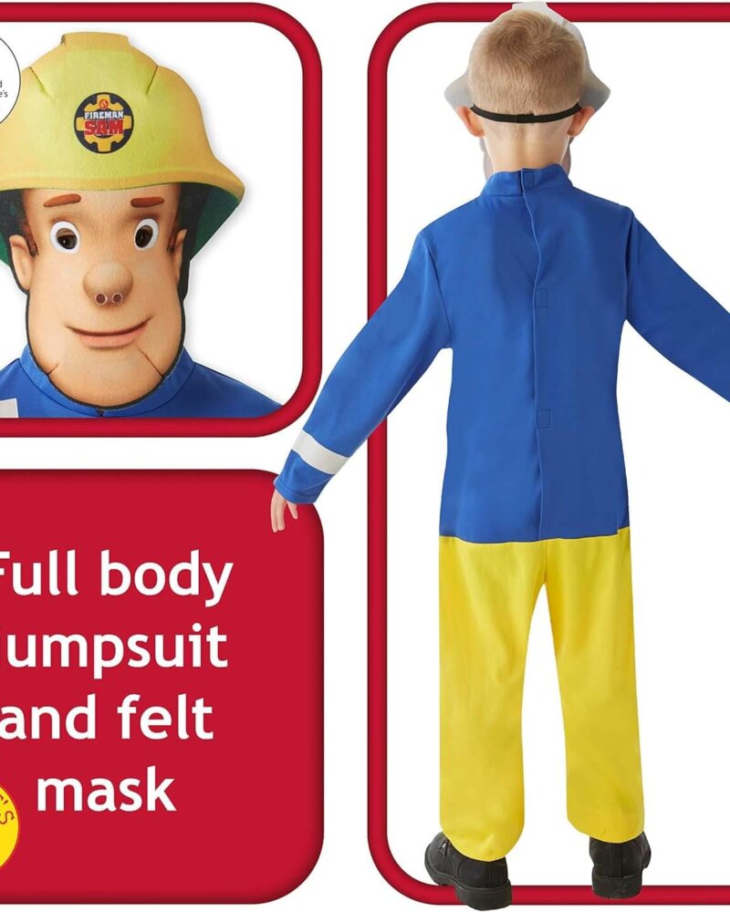 Alternative view of Fireman Sam Costume for Kids