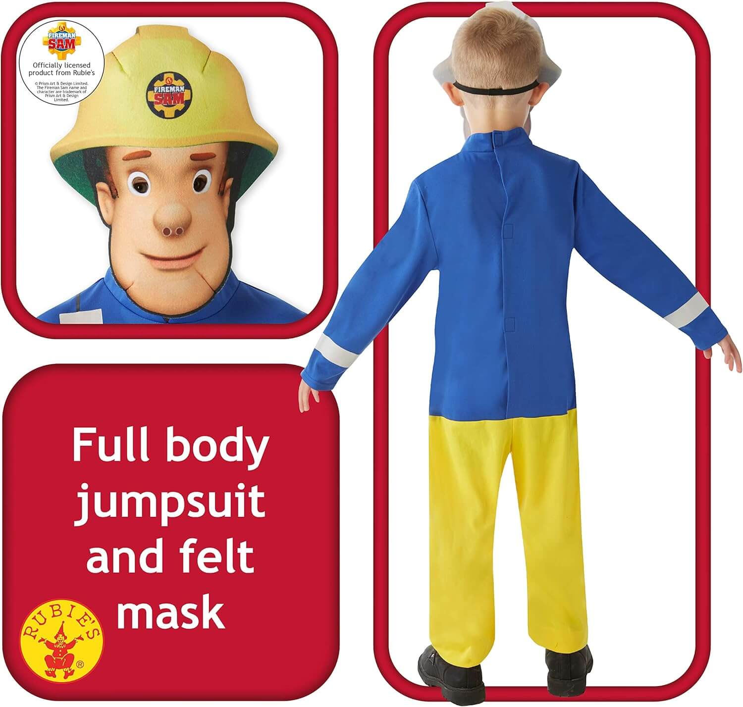 Fireman Sam Costume For Kids Shopzinia ae