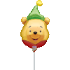 A30 Mini Shape Pooh Party Hat