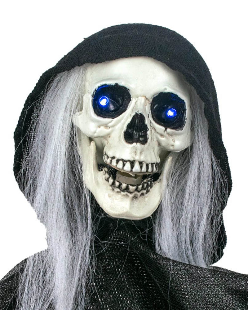 Mad Toys Halloween Decoration Tabletop Talking Reaper W Candy Bowl