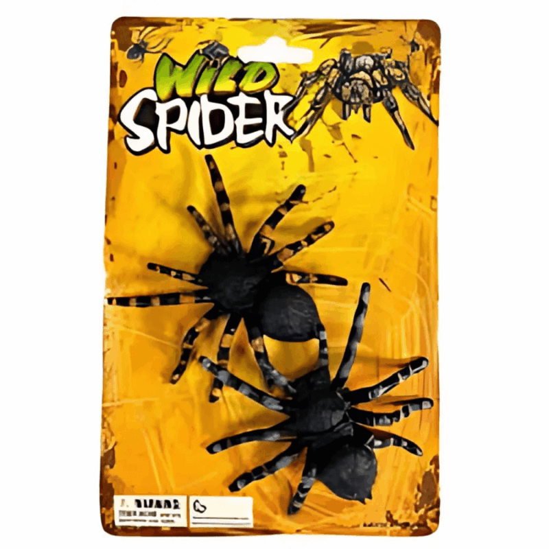 plastic spiders 2 pack