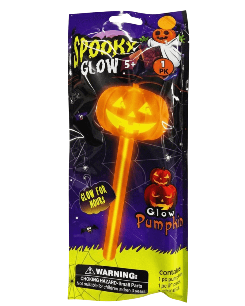 Glow in the Dark Pumpkin stick