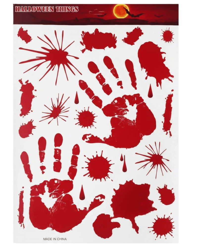 Halloween Window Stickers Double Sided