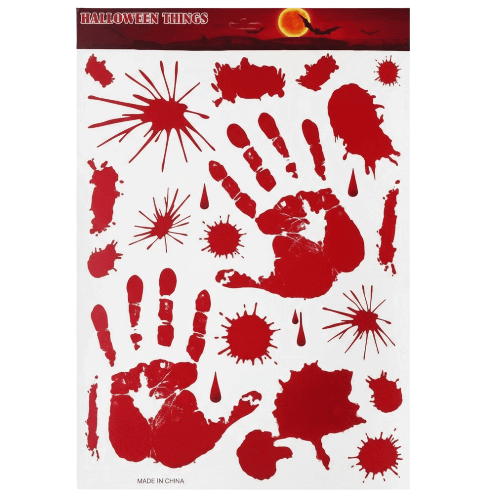 halloween window stickers double sided