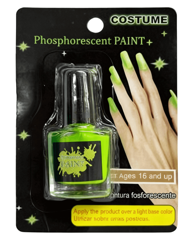 Glow in the Dark Halloween Nails phosphorescent Paint