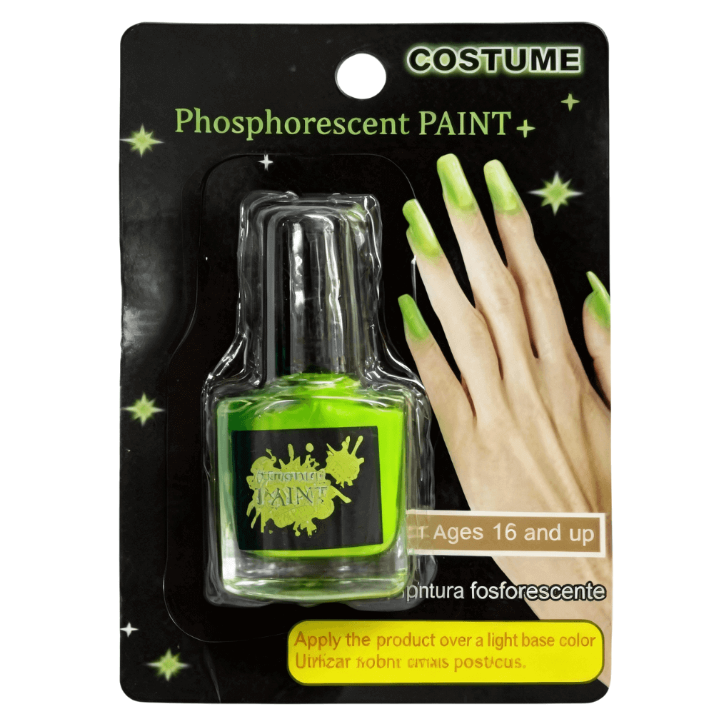 glow in the dark halloween nails