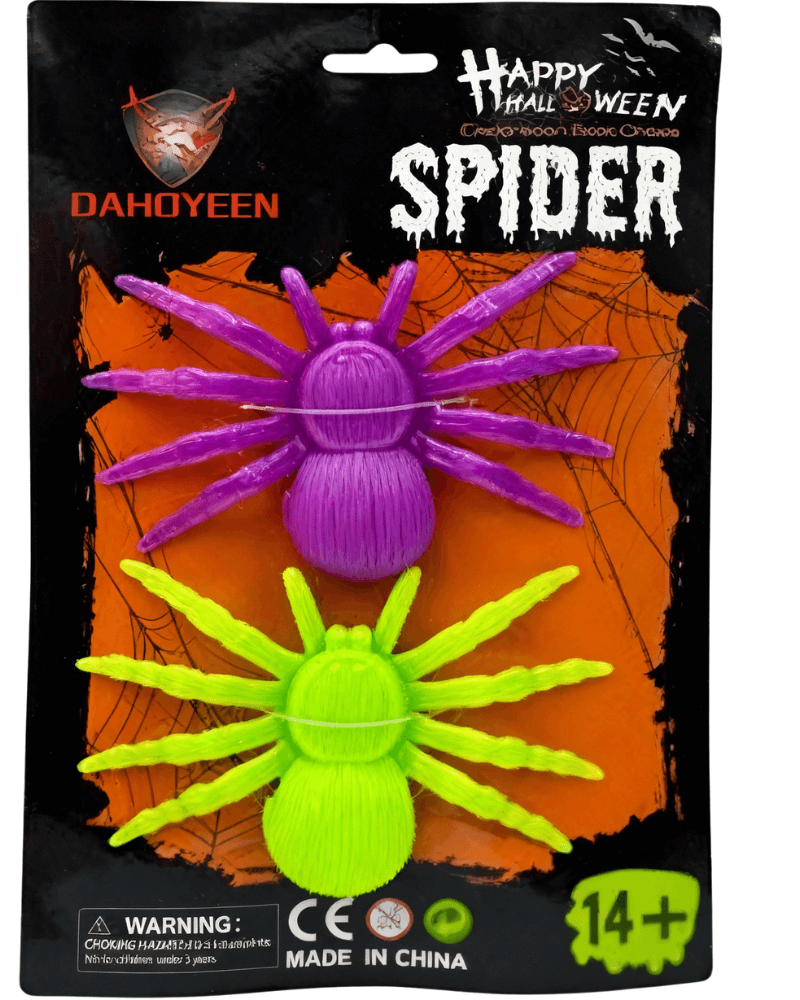 Light-Up Halloween Spiders 2 Pack