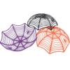 orange spider web candy basket