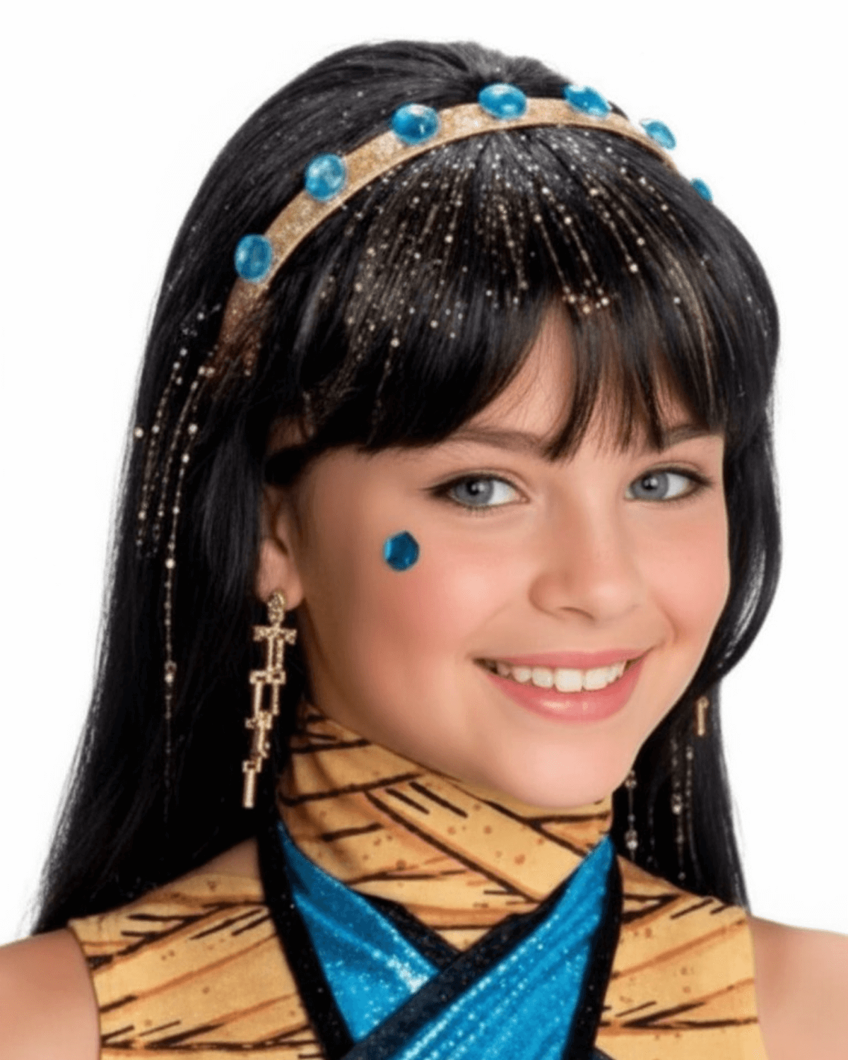 Alternative view of Rubies Monster High Cleo De Nile Child Wig