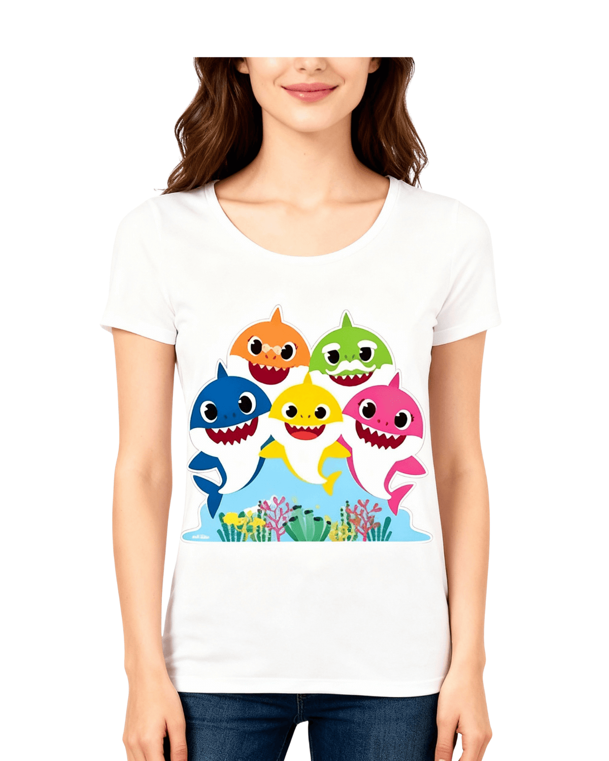 Mommy Shark T-Shirt Mommy Shark T-Shirt - Image 2