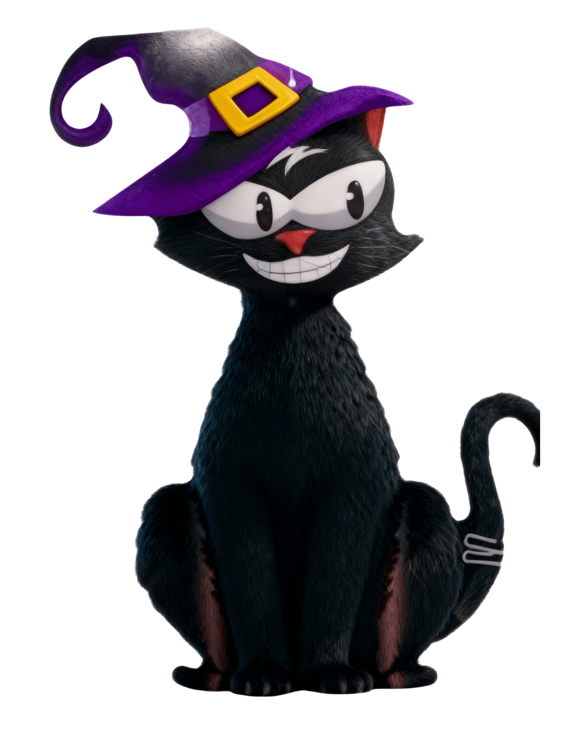 Halloween Decorations 3D Black Cat Door Hanger