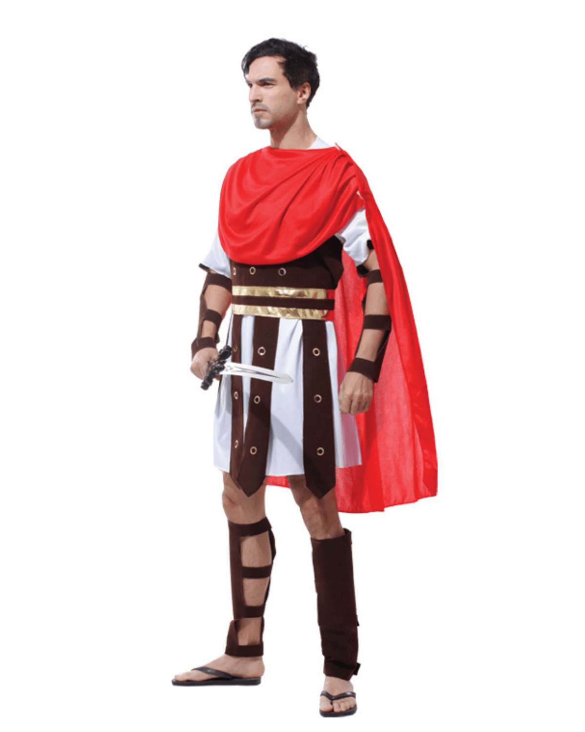 Alternative view of Roman Warrior Costume for Men – Ancient Roman Soldier Fancy Dress