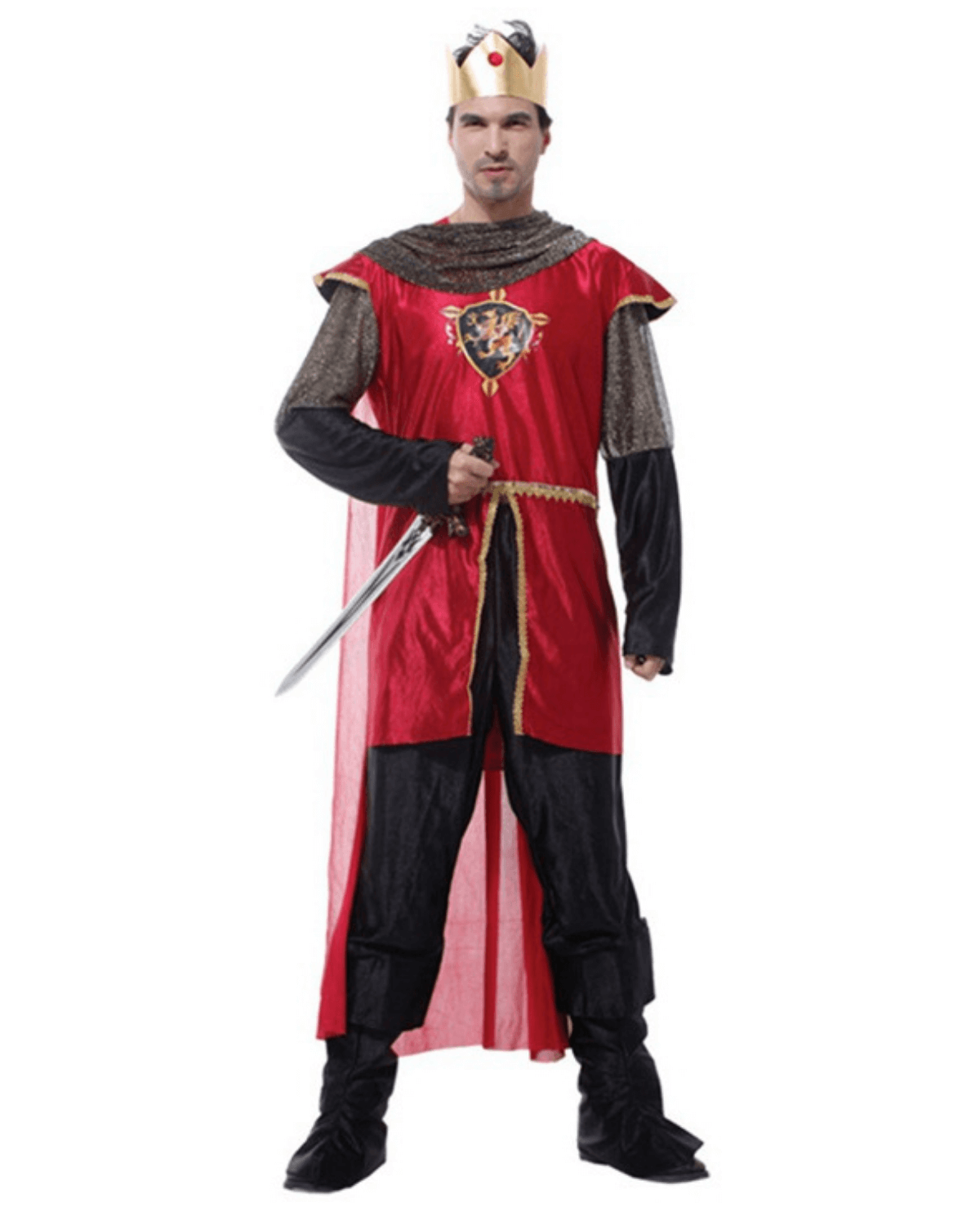 Alternative view of Honorable King Costume for Men – Royal Medieval King Fancy Dress