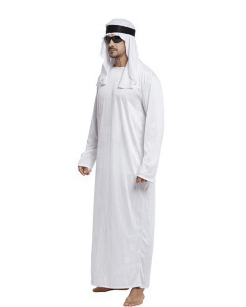 Alternative view of Arabian Prince Costume for Men – Traditional Arab Thobe Fancy Dress