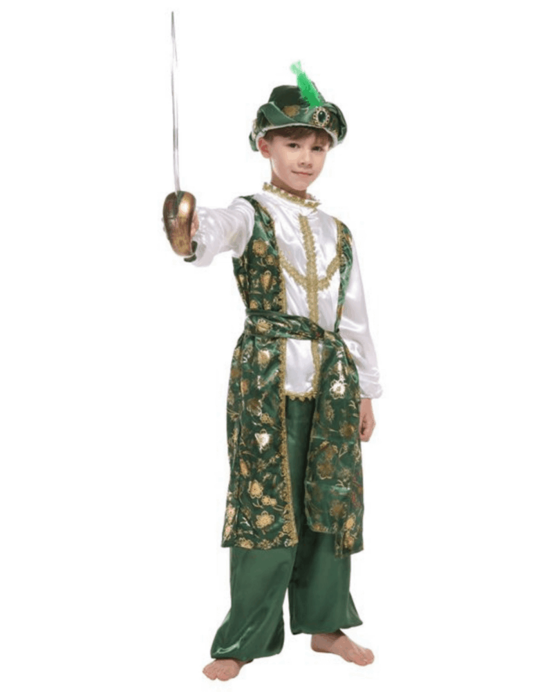 Alternative view of Arabian Warrior Costume for Kids – Traditional Middle Eastern Knight Outfit