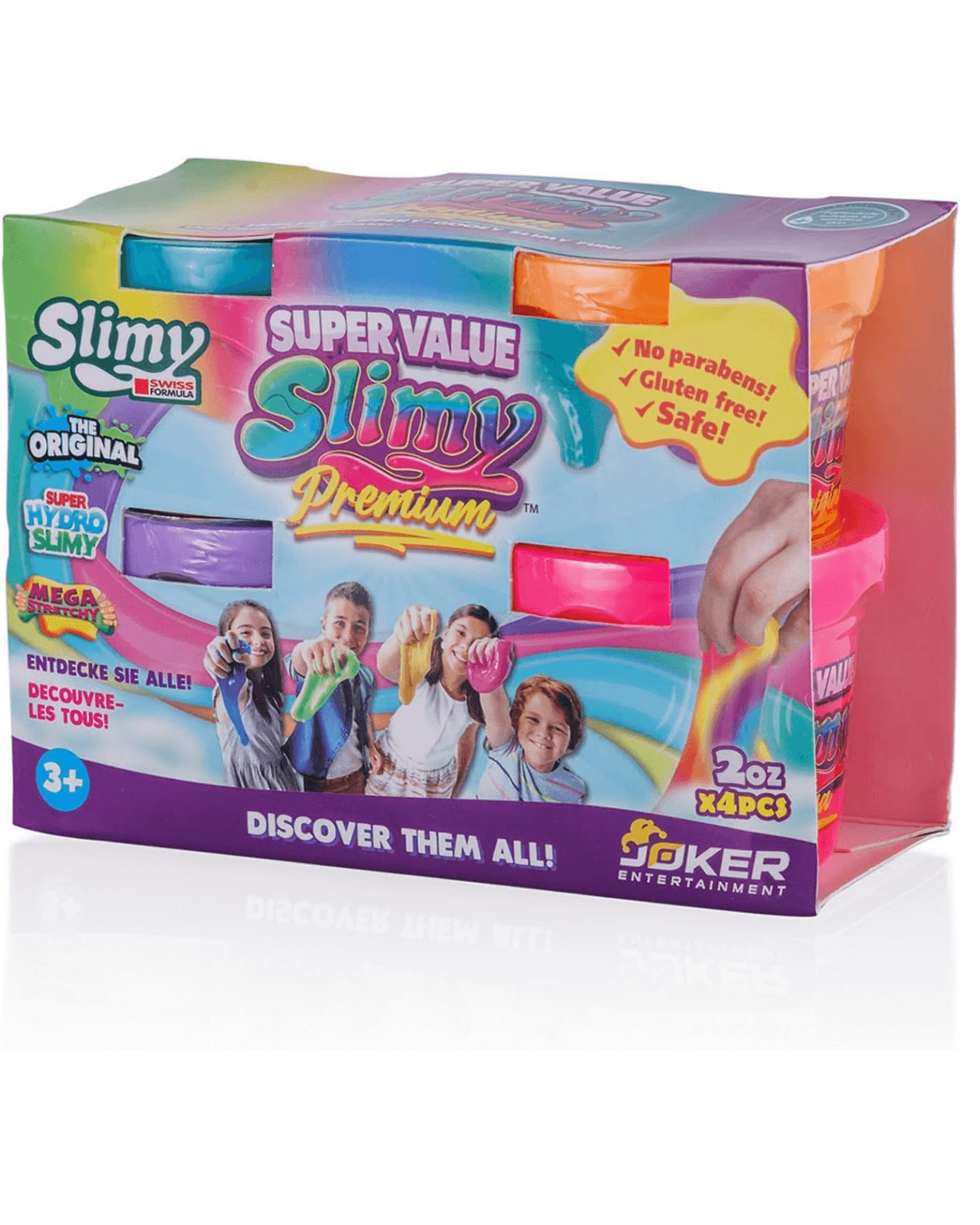 Slimy Super Value Slimy 2Oz (56G) 4 Pack