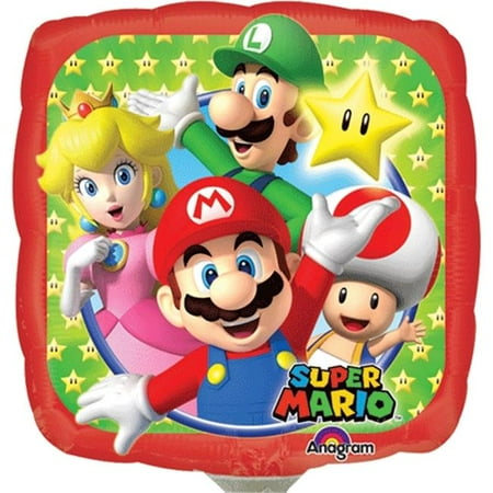 a20 mario bros mini square balloon