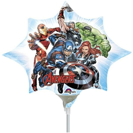 a30 avengers animated mini shape balloon