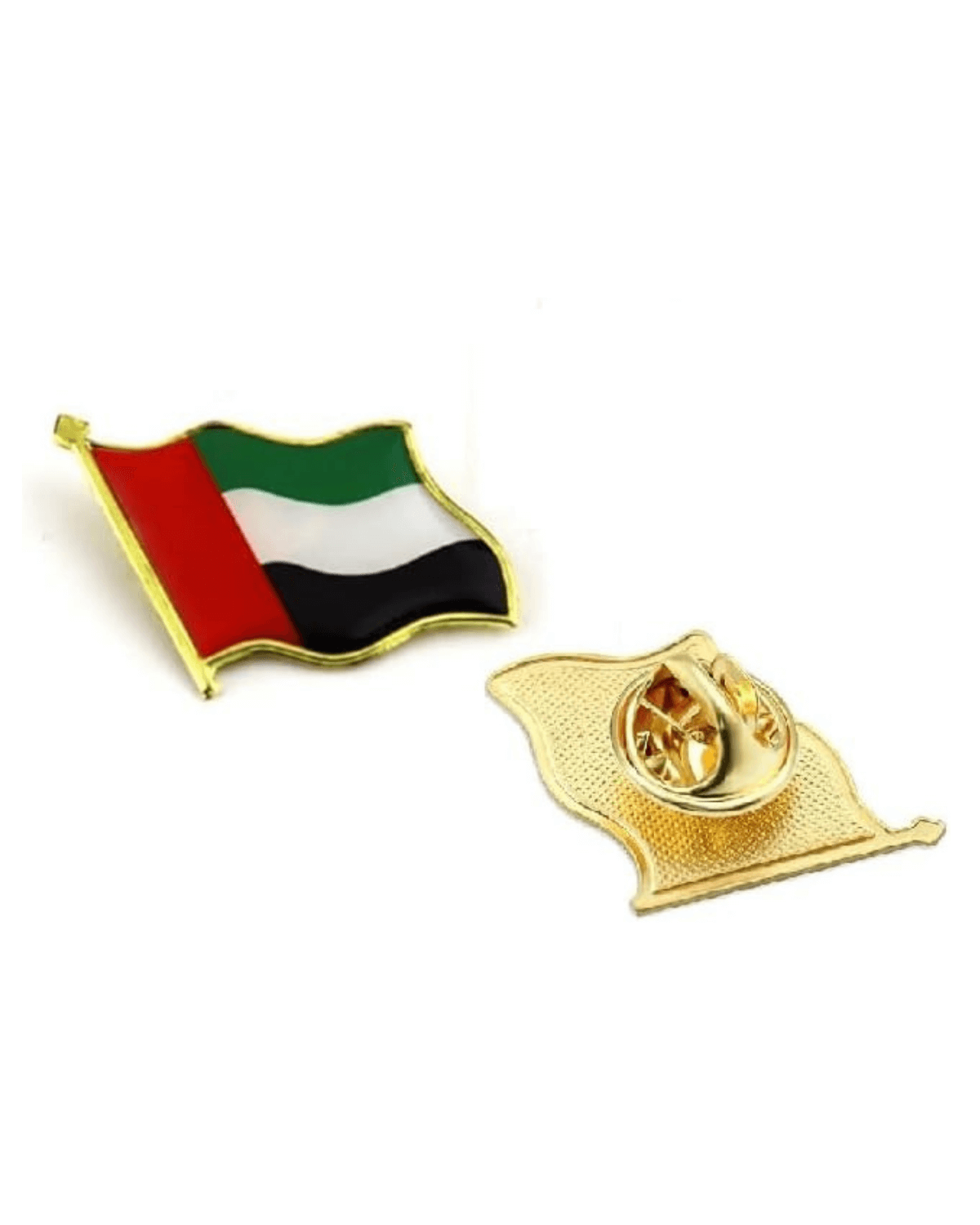 UAE National Flag Lapel Pins Brooch Badge Emblem UAE For National Day UAE Flag Shape Lapel Pins, Enamel Tie And Hat Badges For National Day