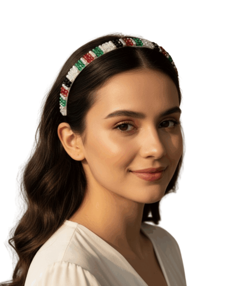 UAE Flag Headband UAE National Day Headband UAE Flag Day Decoration