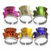 6 pcs Happy New Year Tiara, New Year Party Photo Props