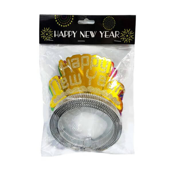 Alternative view of 6 pcs Happy New Year Tiara, New Year Party Photo Props