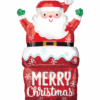 Merry Christmas Santa Foil Balloon 45 inch merry christmas santa foil balloon 45