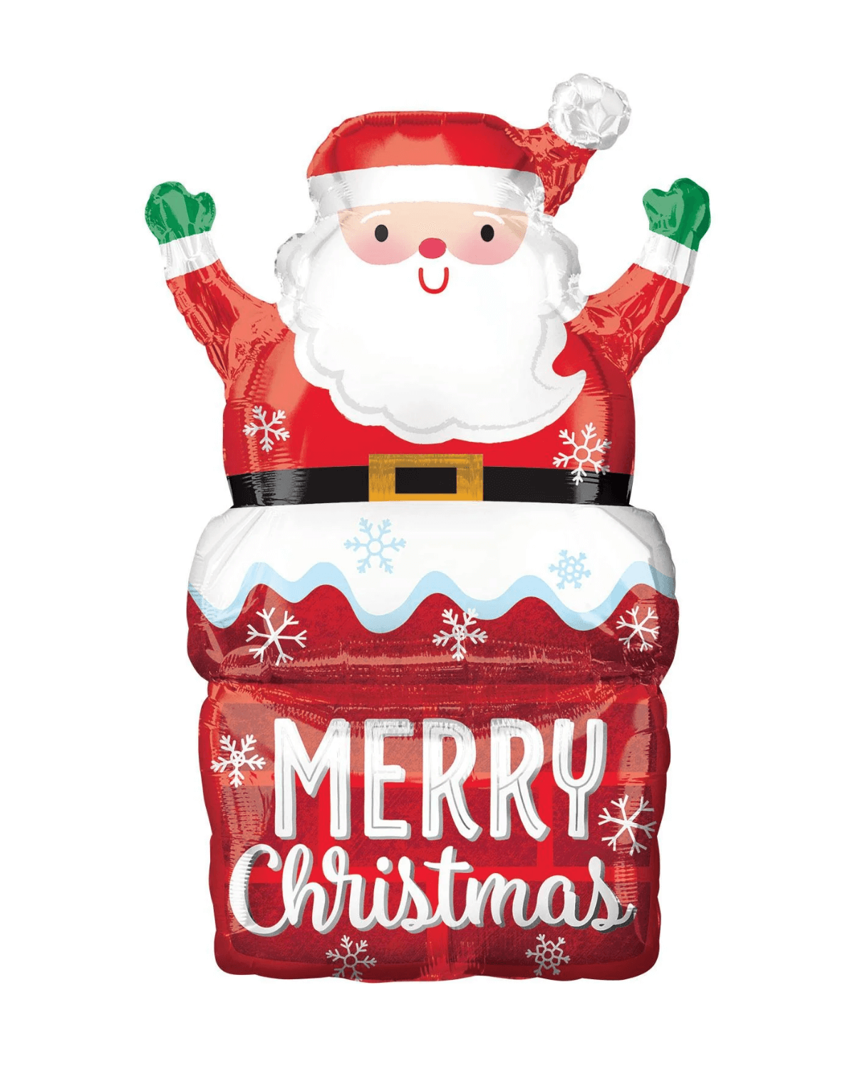 Merry Christmas Santa Foil Balloon 45 inch merry christmas santa foil balloon 45