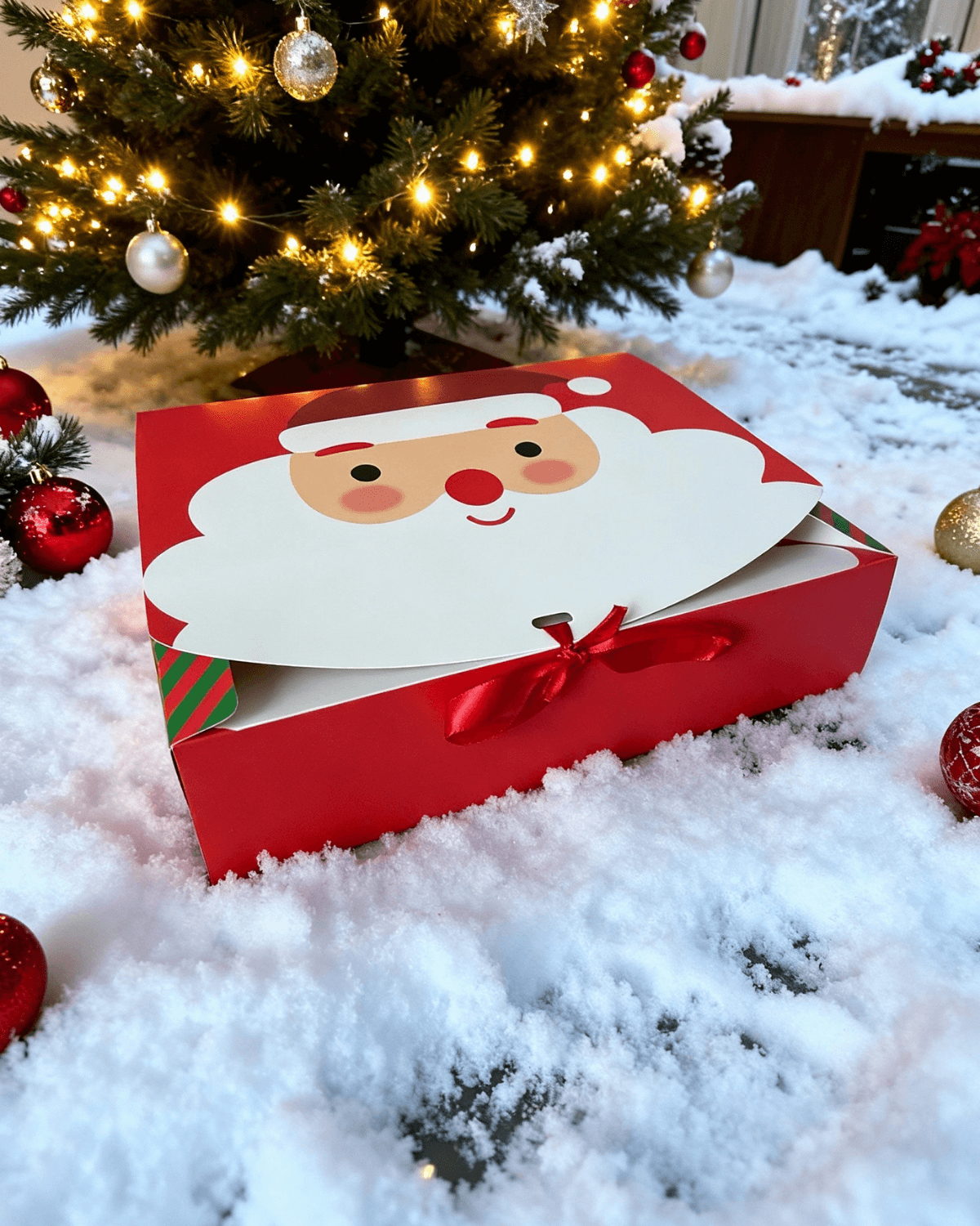 Christmas Santa Treat Boxes – Holiday Gift Packaging Christmas Santa Treat Boxes – Holiday Gift Packaging - Image 3