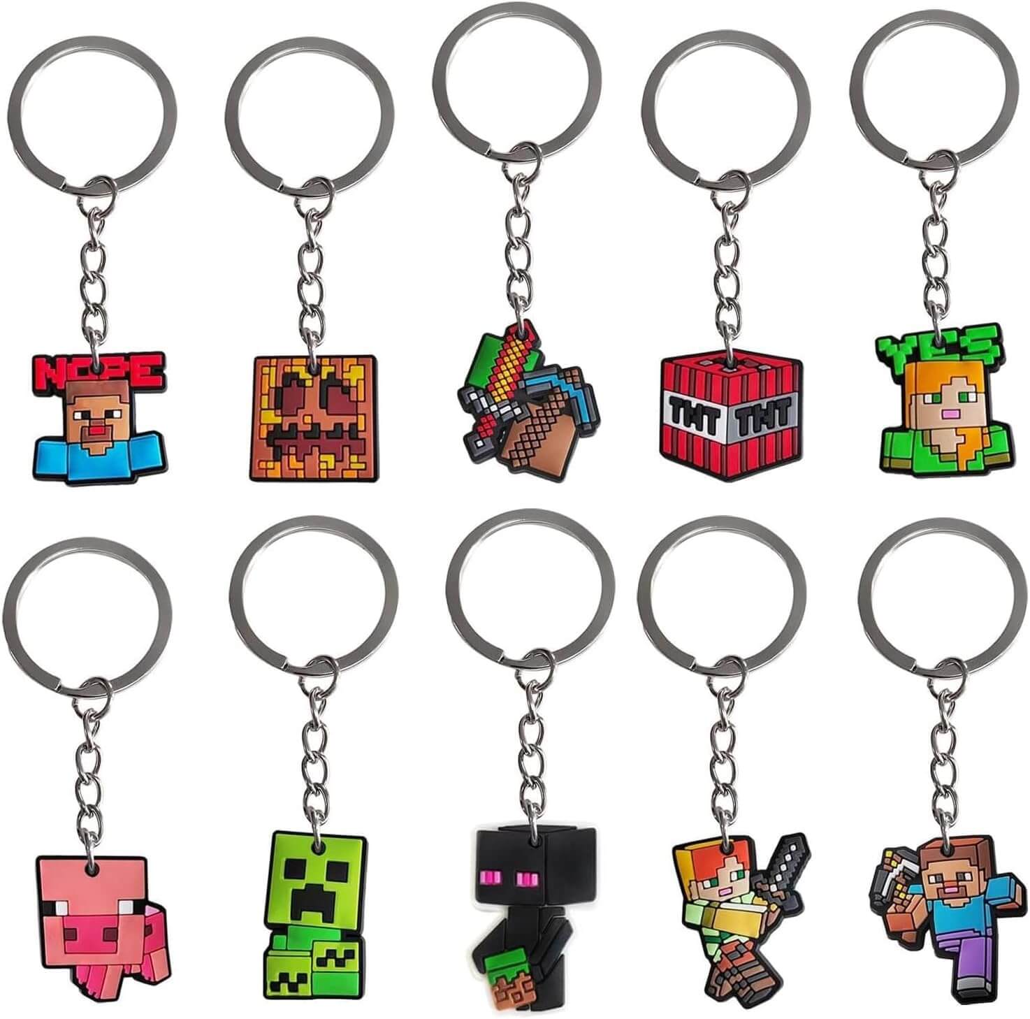 Miner Game Keychains ,Cartoon characters Keychain miner game keychains cartoon characters keychain
