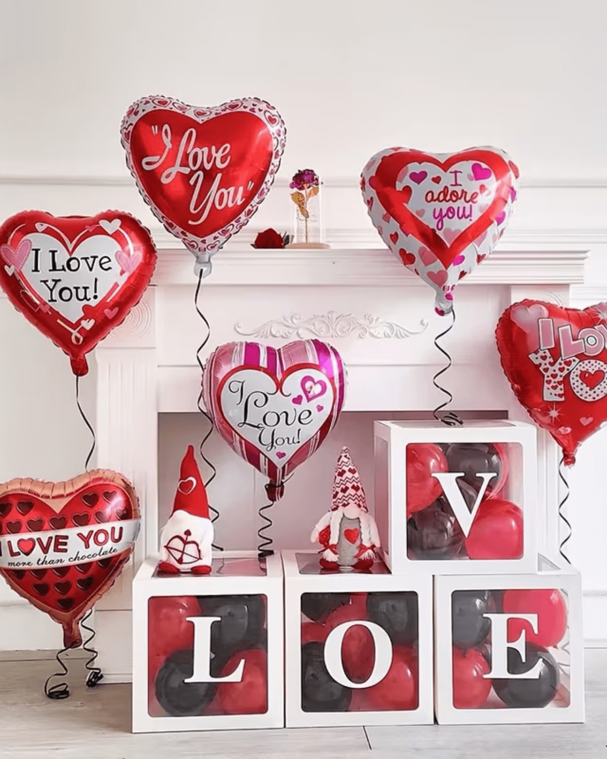 18-Inch Heart-Printed Foil Balloon Set – Romantic Valentine’s Day & Wedding Party Decorations 18-Inch Heart-Printed Foil Balloon Set – Romantic Valentine’s Day & Wedding Party Decorations - Image 6
