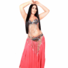 womens red belly dance costume adult