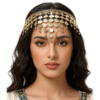 golden coin hair headband ancient 038