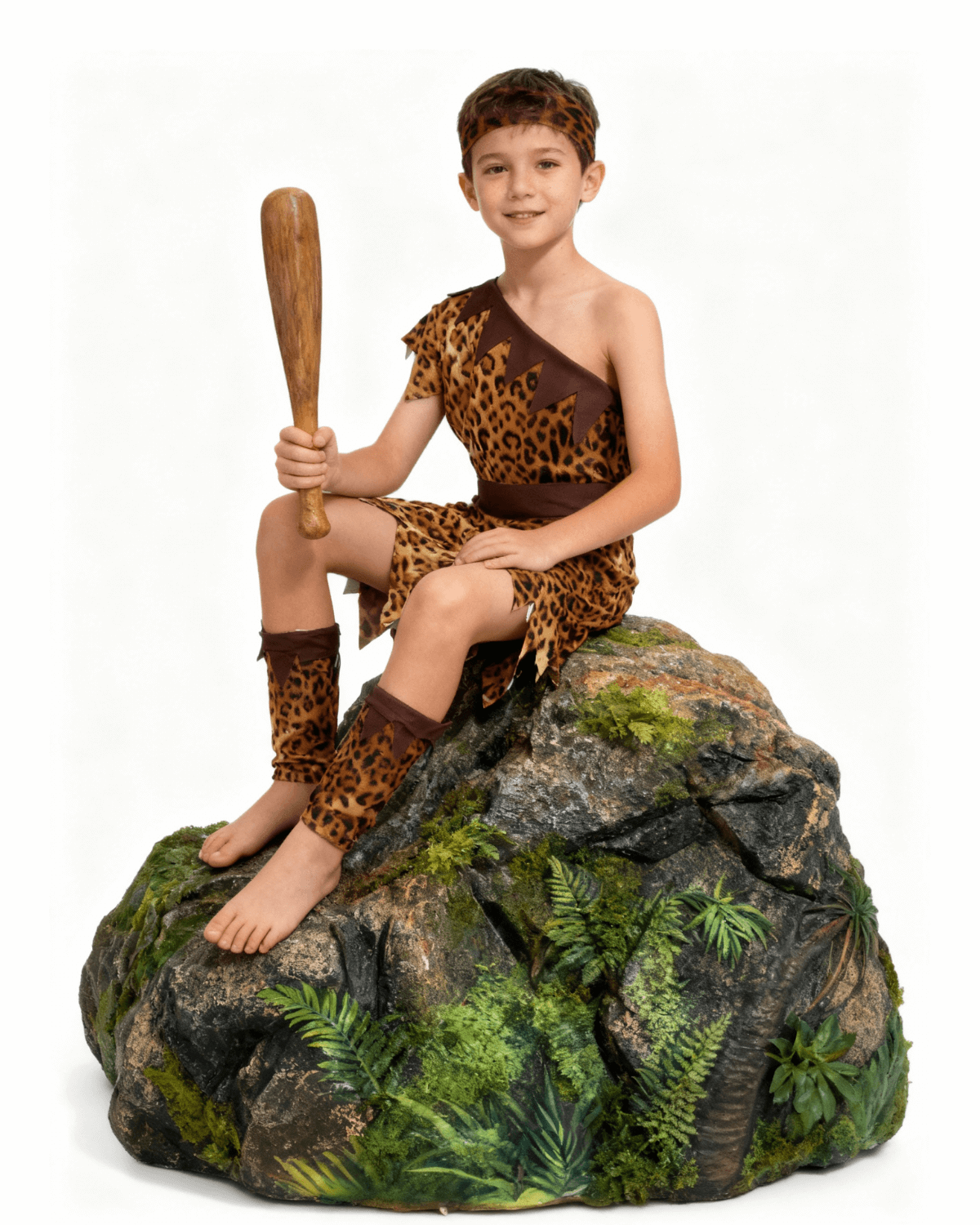 Kids Boys Stone Age Cave Boy Kids Boys Stone Age Cave Boy - Image 4