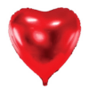 large red heart-shaped foil balloon romantic