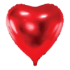 25.4cm Red Heart Foil Balloons – Valentine’s Day Romantic Decoration for Weddings & Engagement Parties