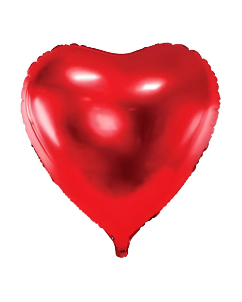25.4cm Red Heart Foil Balloons – Valentine’s Day Romantic Decoration for Weddings & Engagement Parties