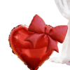 3pcs valentine balloon set 81cm red