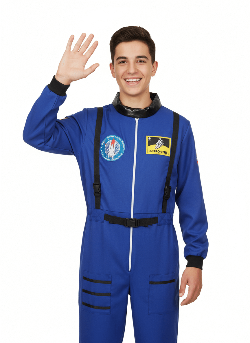 Adult Astronaut Costume – Space Explorer Jumpsuit Adult Astronaut Costume – Space Explorer Jumpsuit - Image 3